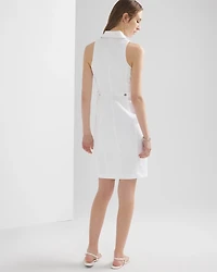 Denim Halter Sheath Dress