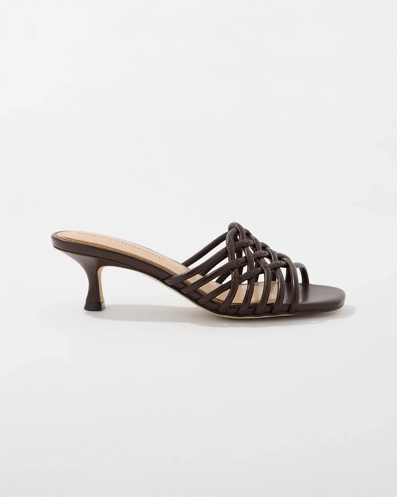 Leather Heeled Sandal