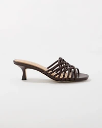 Leather Heeled Sandal