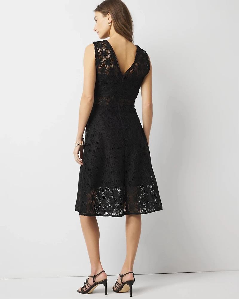 Petite Lace Cocktail Dress