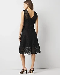 Petite Lace Cocktail Dress