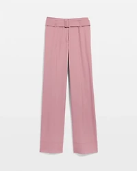 Belted High-Rise Wide Leg Pant