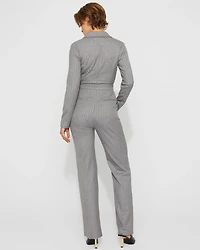 Long Sleeve Double-Breasted Jumpsuit