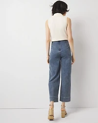 Extra High-Rise Wide Leg Cropped Jean