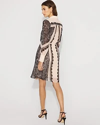 Blouson Sleeve Shirt Dress