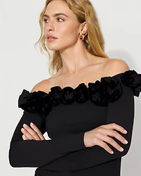 WHBM FORME™ Off-The-Shoulder Floral Top