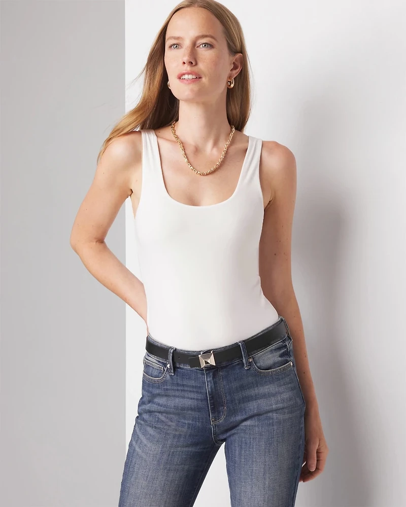 WHBM FORME™ All Ways Stretch Dual Neck Tank