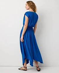 Smocked Waist Midi Dress