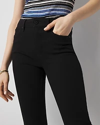 High-Rise Black Skinny Jeans