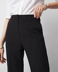 High-Rise Relaxed Trouser with Piping