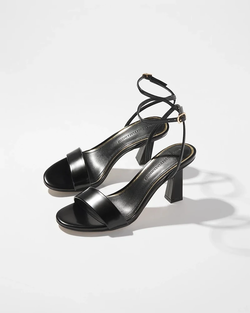 Black Heeled Sandal