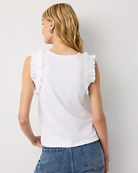 Ruffle Trim Tank