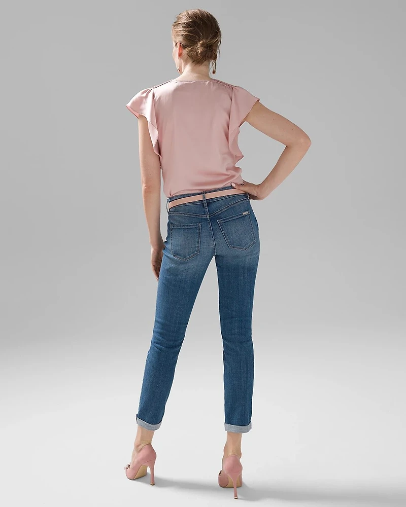 Mid-Rise Everyday Soft Girlfriend Jeans