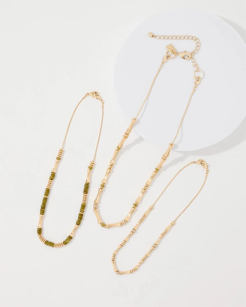Dyed Jade Convertible Necklace
