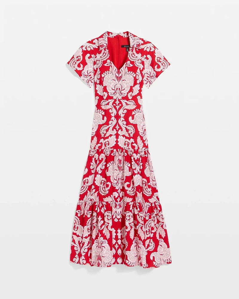 Tiered Midi Dress
