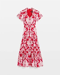 Tiered Midi Dress