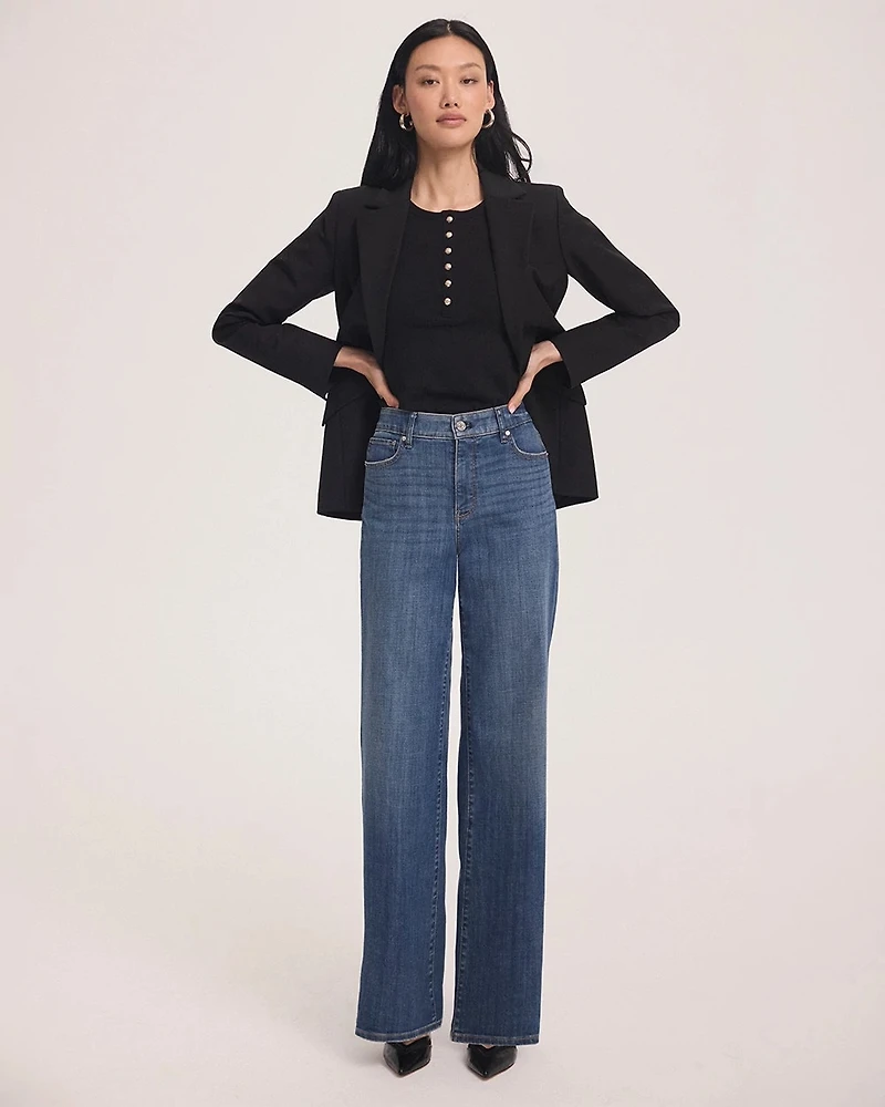 High-Rise Wide Leg Jeans