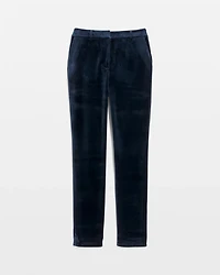Elle Velvet Slim Ankle Pant