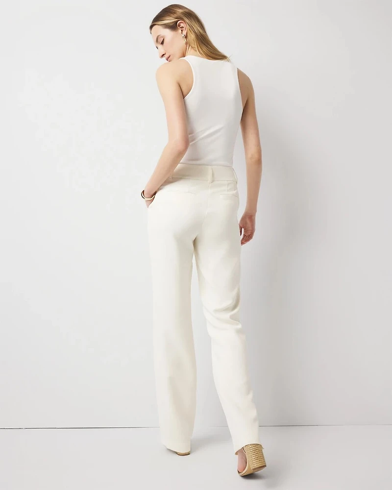 Wide Leg Crepe Trouser