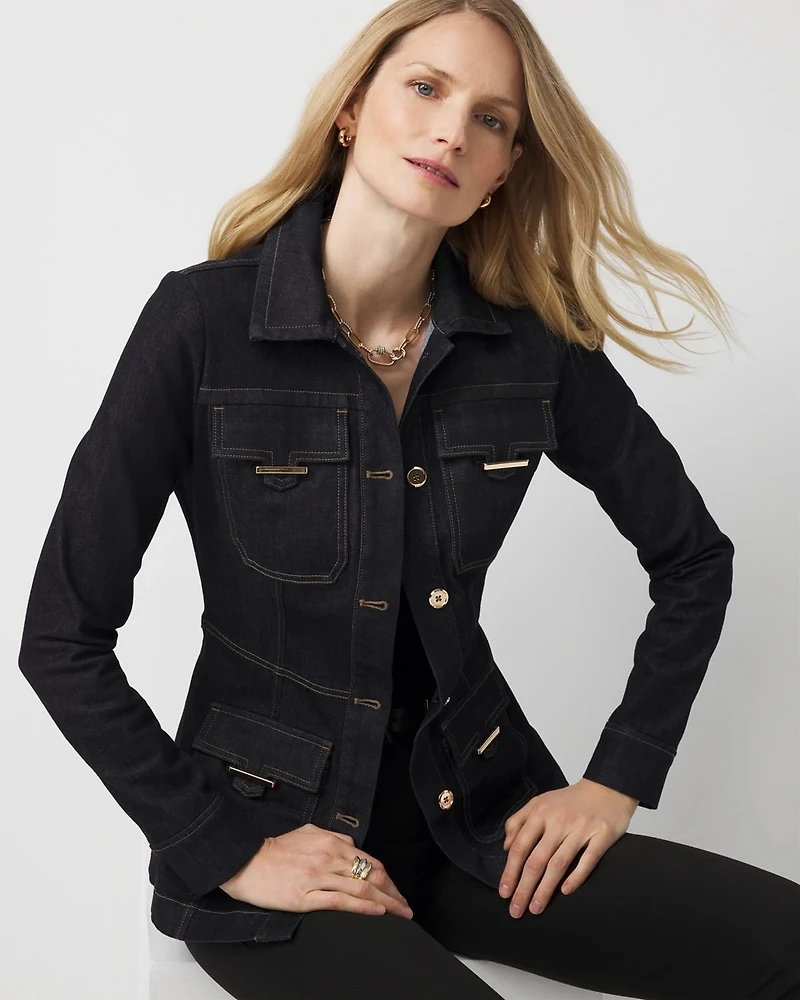 Denim Utility Jacket