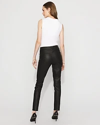 High-Rise Skinny Coated Jean