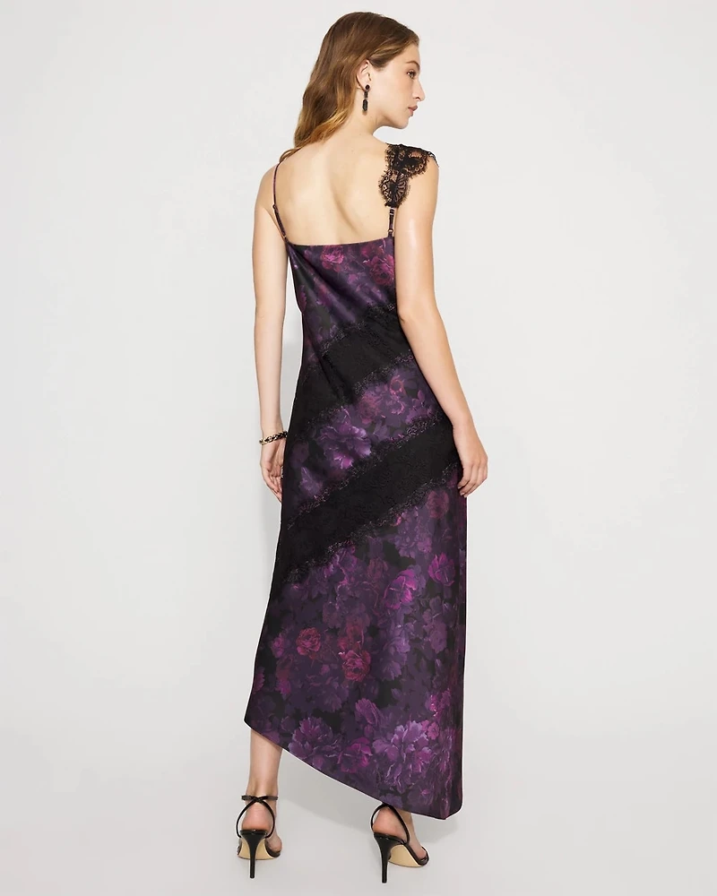 Lace + Satin Slip Dress