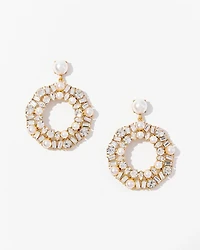 Frontal Hoop Statement Earrings
