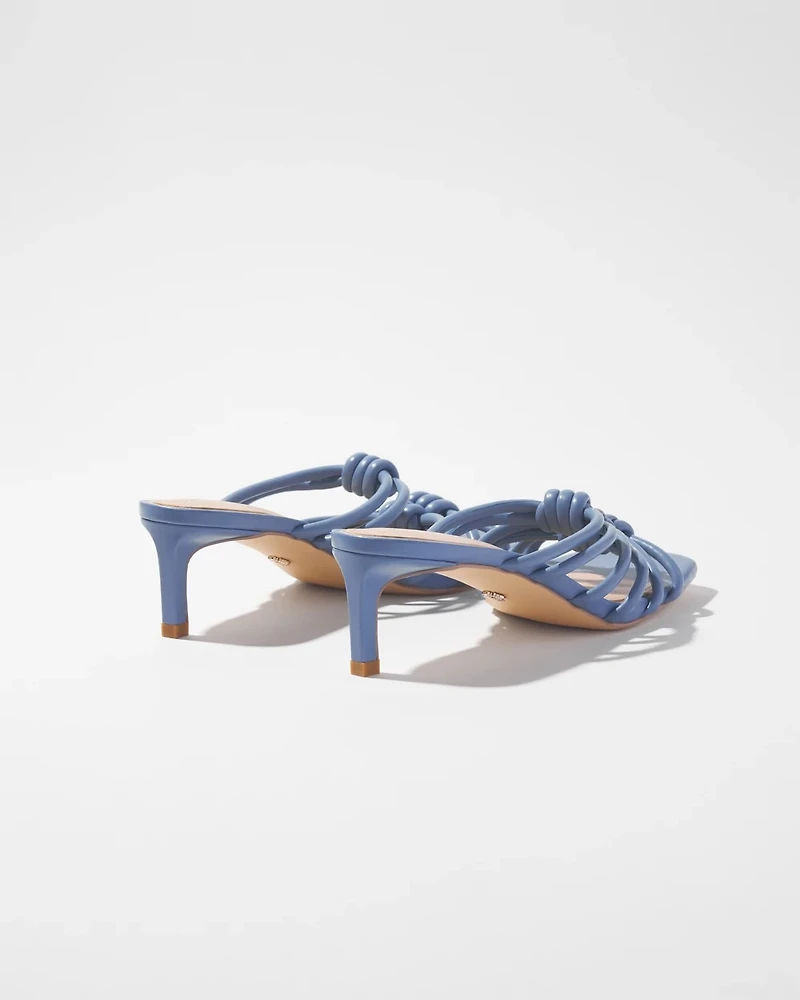 Knotted Strappy Heels