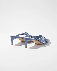 Knotted Strappy Heels