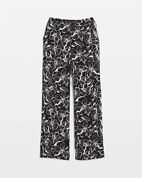 High-Rise Wide Leg Floral Pant
