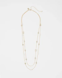 Long Multistrand Necklace