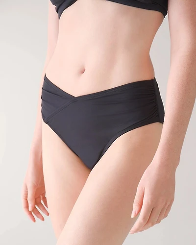 High-Waist Wrap Bikini Bottom