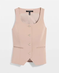 Luxe Stretch Scoop Neck Vest