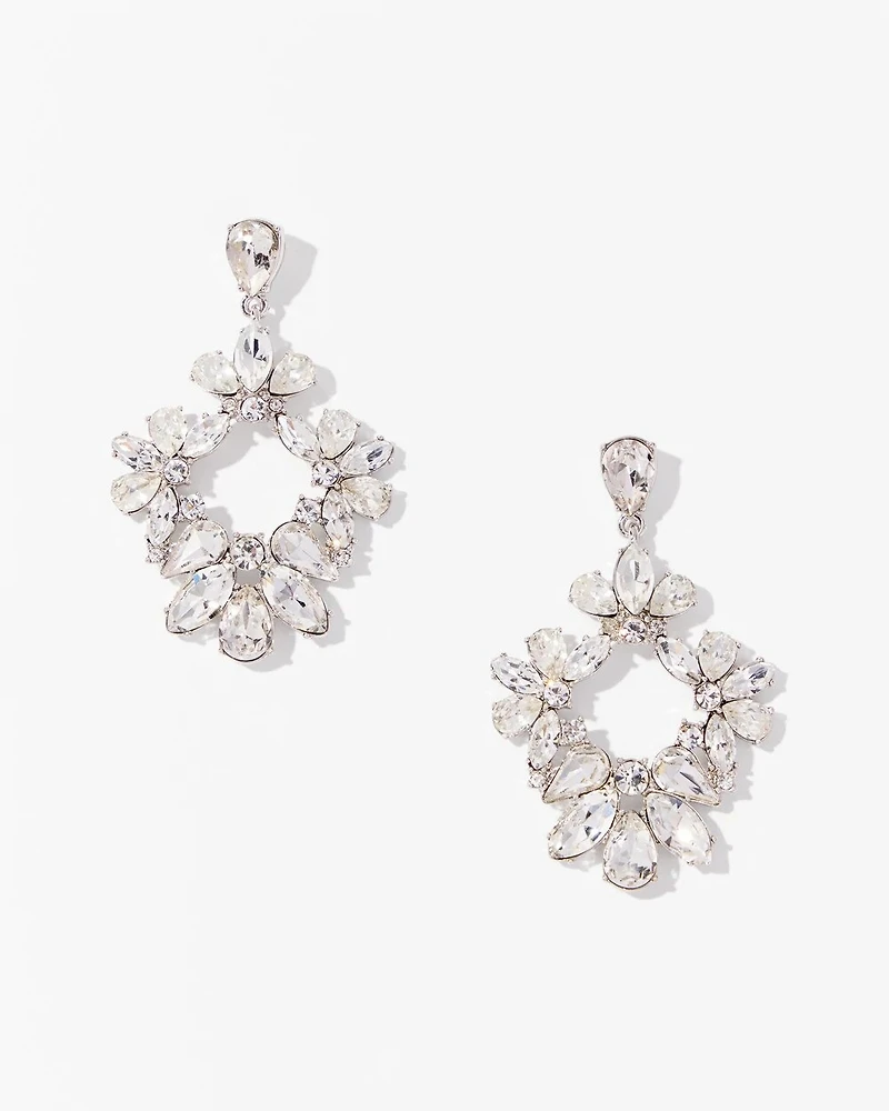 Crystal Statement Drop Earrings