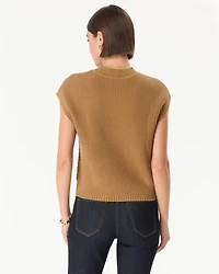 Mock Neck Sweater Vest