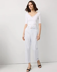 Pret High Rise Straight Ankle Pant