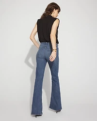 Petite High-Rise Flare Jean