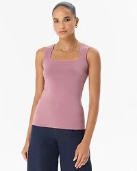 Square Neck Sweater Tank