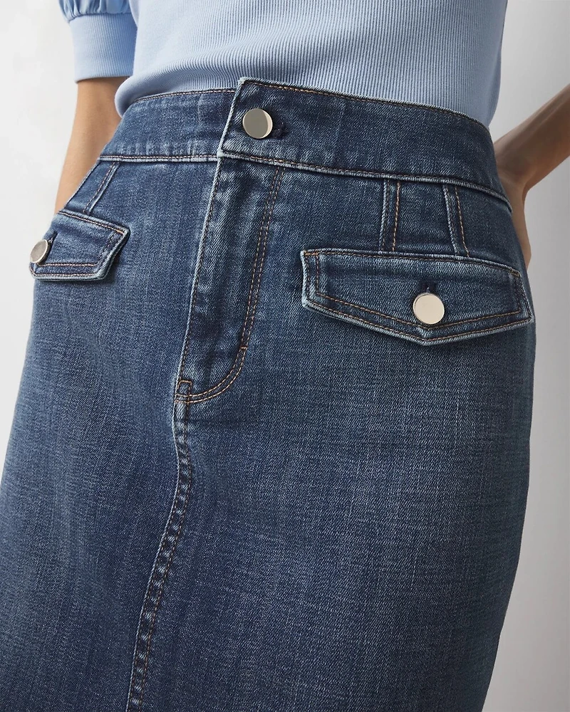 Denim Mini Skirt