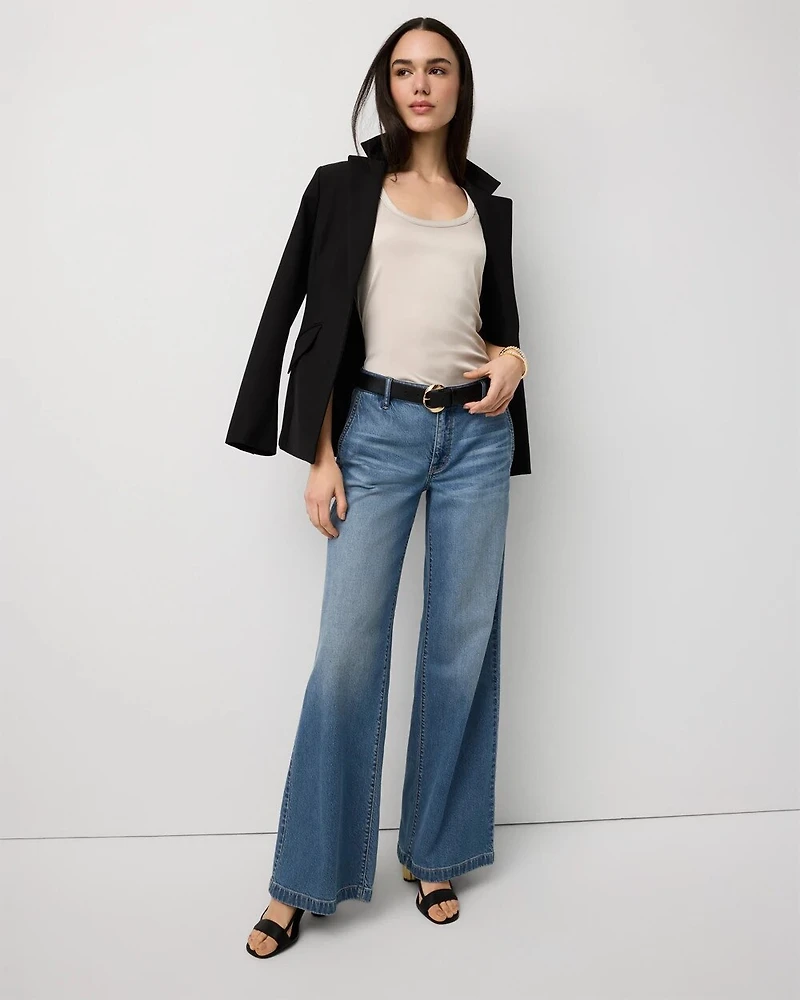 Satin Front Shell Tank