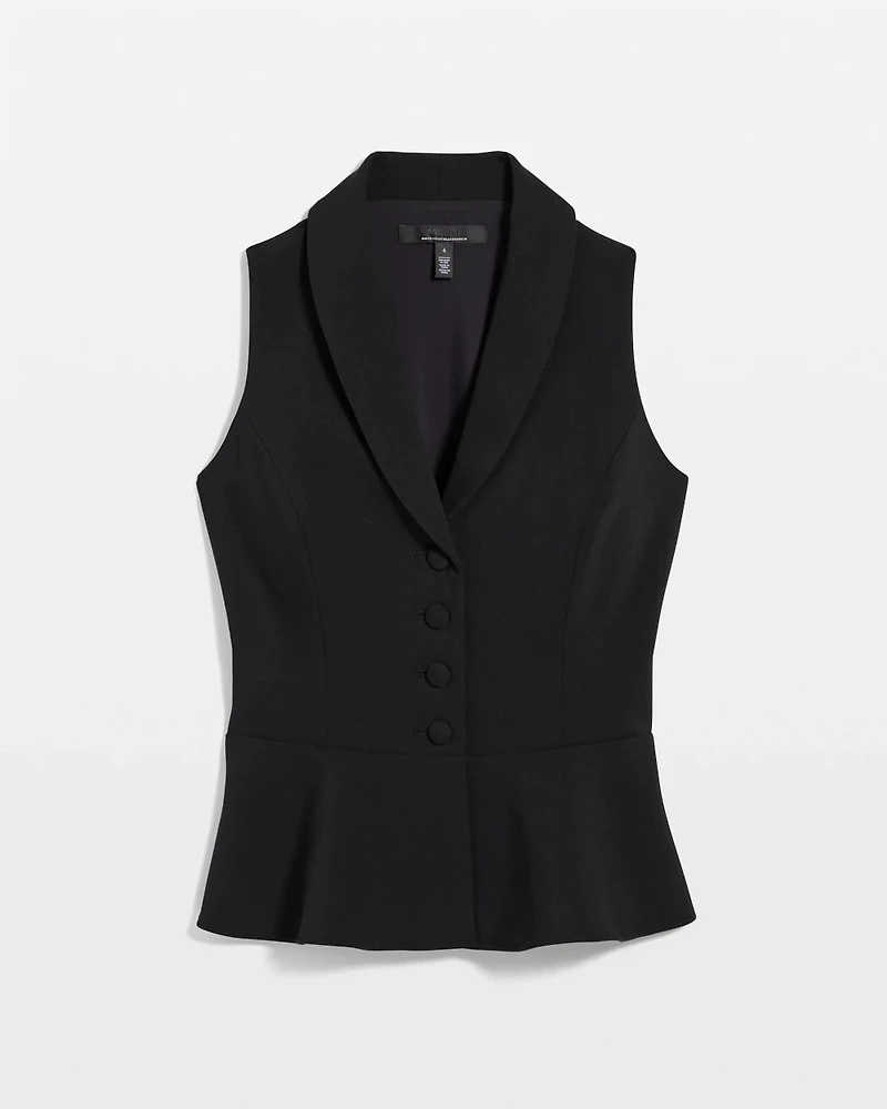 Peplum Tailored Vest
