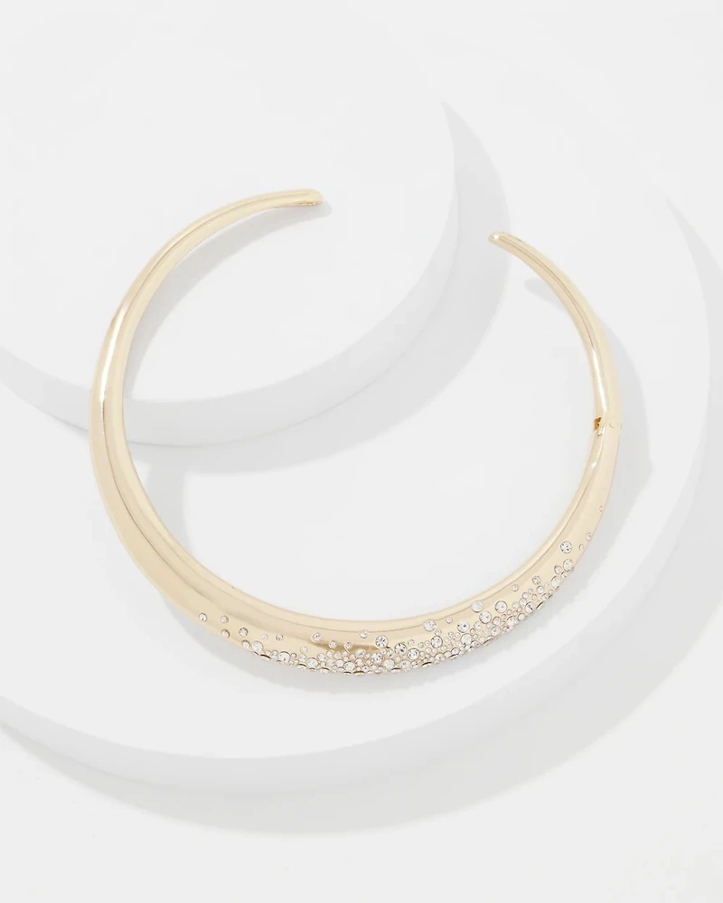 Dusted Pavé Collar Necklace