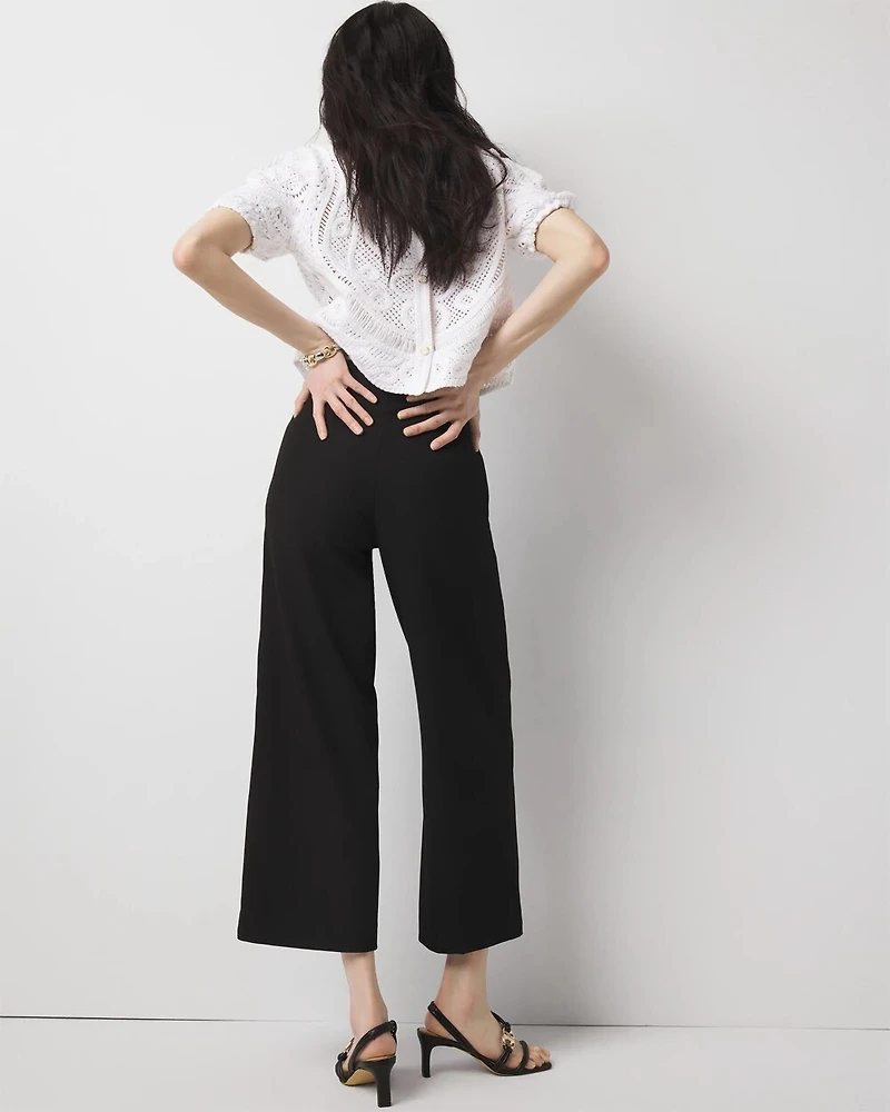 Cropped Wide Leg Pant
