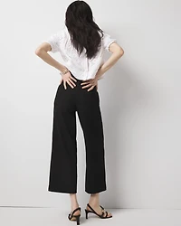 Cropped Wide Leg Pant