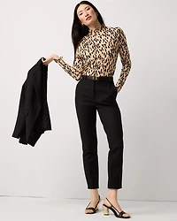 Mockneck Long Sleeve Top