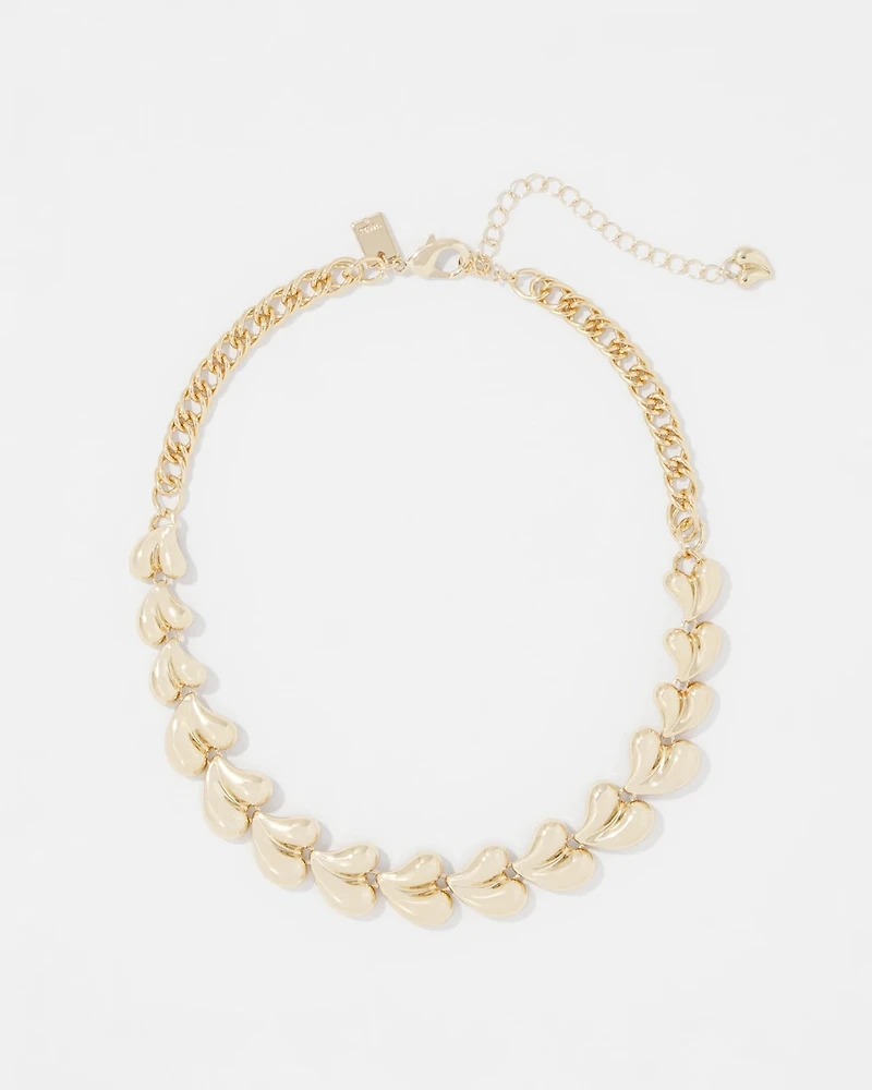 Sculptural Hearts Necklace