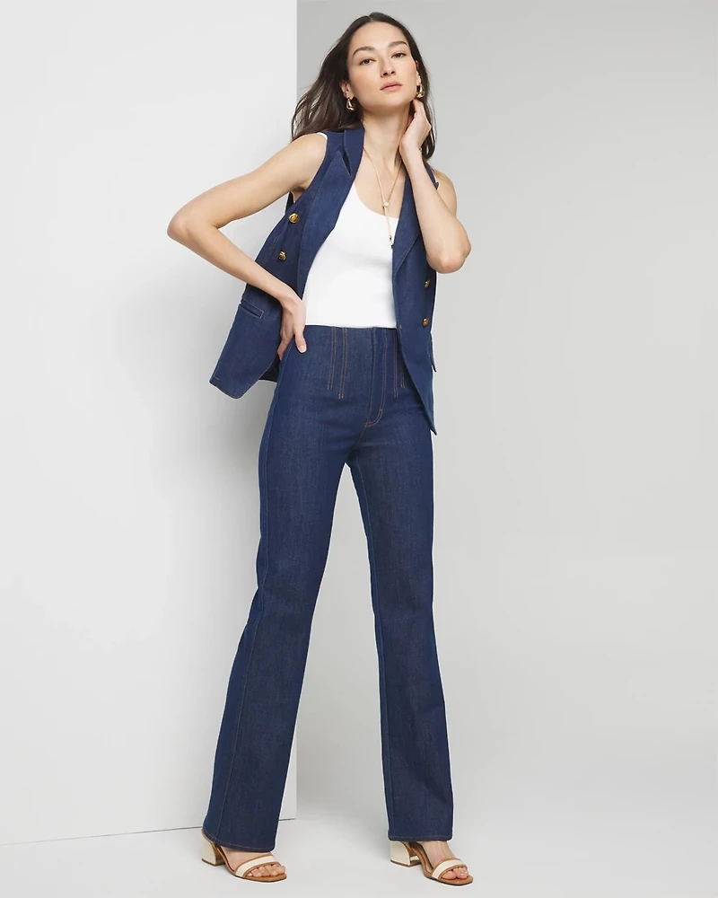 Extra High-Rise Sculpt Denim Trouser