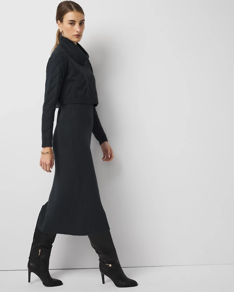 Petite Convertible Sweater Dress