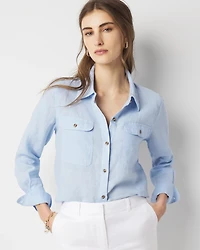 Linen Button-Down Shirt