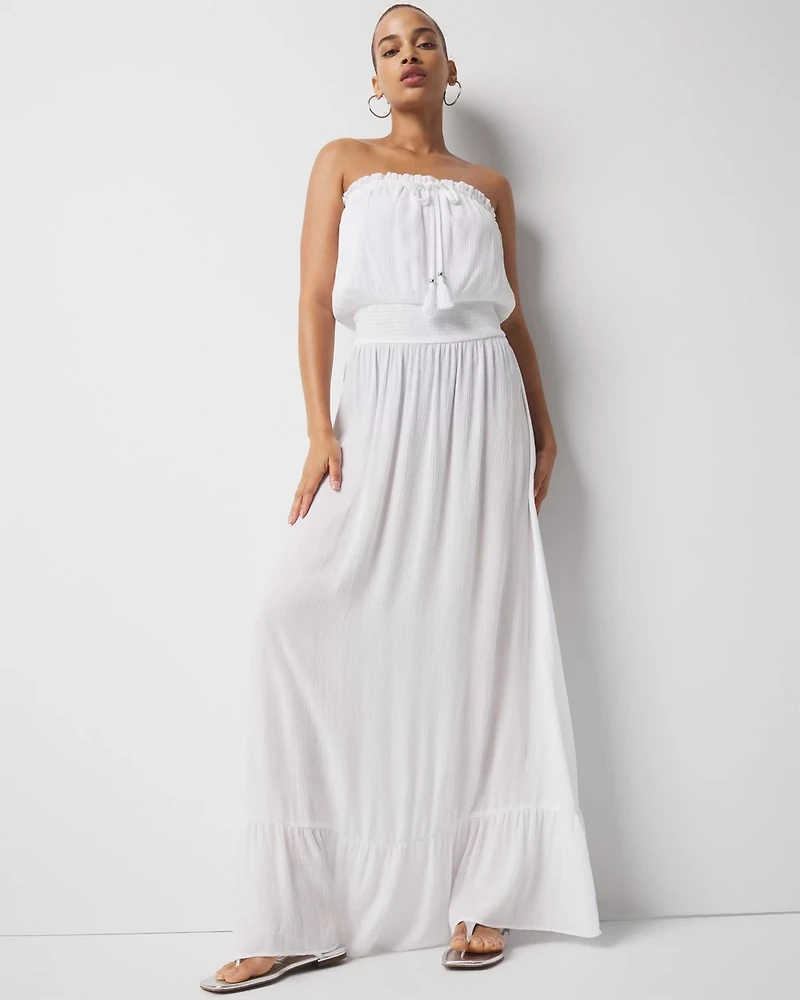 Strapless Maxi Coverup